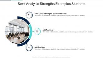 Swot Analysis Strengths Examples Students In Powerpoint And Google Slides Cpb