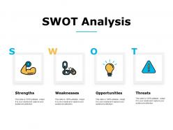 Swot analysis strengths weaknesses c634 ppt powerpoint presentation infographic template structure