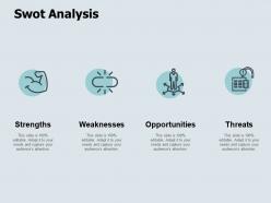 Swot analysis strengths weaknesses opportunities threats ppt powerpoint presentation icon graphic tips