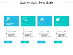 Swot analysis swot matrix ppt powerpoint presentation pictures designs cpb