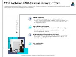 Swot analysis threats customer turnover analysis business process outsourcing company