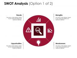 Swot analysis threats opportunity d230 ppt powerpoint presentation infographic template picture