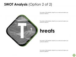 Swot analysis threats ppt powerpoint presentation pictures graphic images