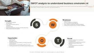 Swot Analysis To Understand Business Environment Business Strategic Analysis Strategy SS V