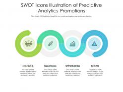 SWOT Icons Illustration Of Predictive Analytics Promotions Infographic Template