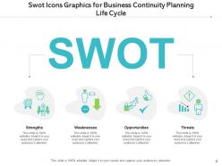 Swot icons opportunities strengths portfolio management