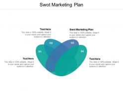 Swot marketing plan ppt powerpoint presentation gallery elements cpb