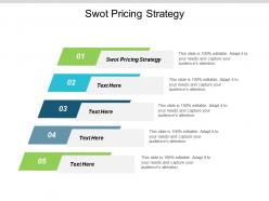 Swot pricing strategy ppt powerpoint presentation ideas icon cpb