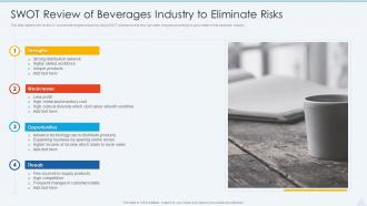 SWOT Review Of Beverages Industry To Eliminate Risks
