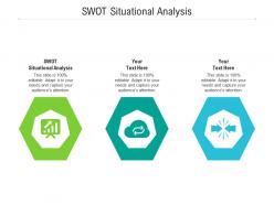 Swot situational analysis ppt powerpoint presentation pictures inspiration cpb