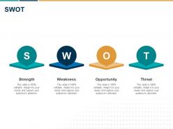 Swot strength weakness l1346 ppt powerpoint presentation show templates