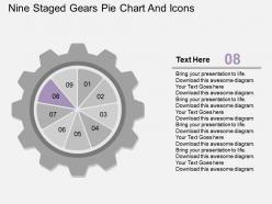 63593071 style variety 1 gears 9 piece powerpoint presentation diagram infographic slide
