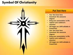 Symbol of christianity powerpoint diagrams presentation slides graphics 0912
