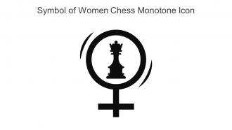 Symbol Of Women Chess Monotone Icon In Powerpoint Pptx Png And Editable Eps Format