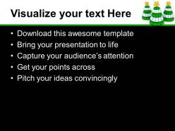 Symbolic christmas tree made of cubes holidays powerpoint templates ppt themes and graphics