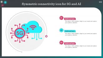 Symmetric Connectivity Icon For 5G And Ai