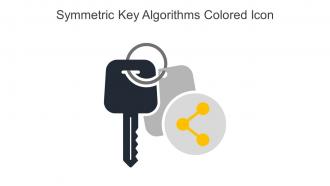Symmetric Key Algorithms Colored Icon In Powerpoint Pptx Png And Editable Eps Format