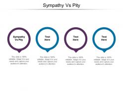 Sympathy vs pity ppt powerpoint presentation show topics cpb
