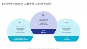Symptom Checker Diagnosis Mental Health In Powerpoint And Google Slides Cpb