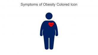 Symptoms Of Obesity Colored Icon In Powerpoint Pptx Png And Editable Eps Format