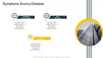 Symptoms Scurvy Disease In Powerpoint And Google Slides Cpb
