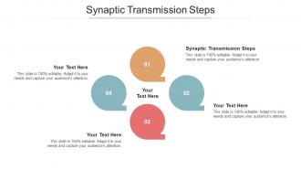 Synaptic transmission steps ppt powerpoint presentation model vector cpb