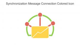 Synchronization Message Connection Colored Icon In Powerpoint Pptx Png And Editable Eps Format