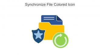 Synchronize File Colored Icon In Powerpoint Pptx Png And Editable Eps Format