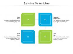 Syncline vs anticline ppt powerpoint presentation styles infographic template cpb