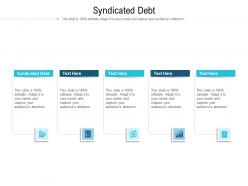 Syndicated debt ppt powerpoint presentation gallery introduction cpb