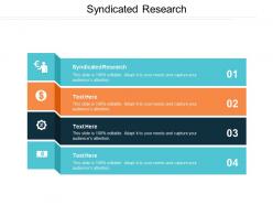 Syndicated research ppt powerpoint presentation gallery model cpb
