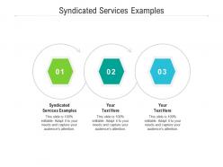 Syndicated services examples ppt powerpoint presentation show portfolio cpb