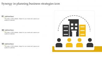 Synergy In Planning Business Strategies Icon