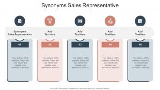 Synonyms Sales Representative In Powerpoint And Google Slides Cpb