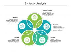Syntactic analysis ppt powerpoint presentation infographic template master slide cpb