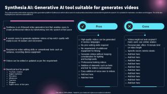 Synthesia Ai Generative Ai Tool Suitable For Best 10 Generative Ai Tools For Everything AI SS