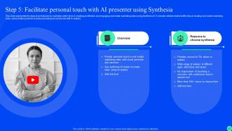 Synthesia AI Platform Integration AI CD V Image Slides