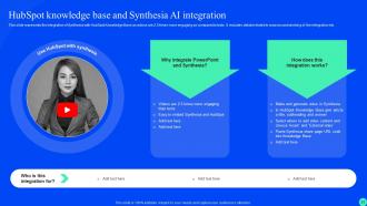 Synthesia AI Platform Integration AI CD V Colorful Slides