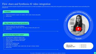 Synthesia Ai Platform Integration Flow Share And Synthesia Ai Video Integration