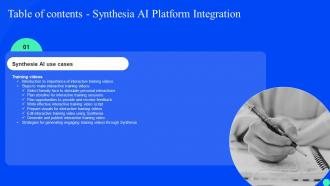 Synthesia Ai Platform Integration Table Of Contents