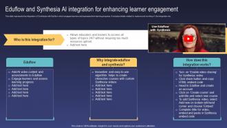 Synthesia Ai Strategies Eduflow And Synthesia Ai Integration For Enhancing AI SS V