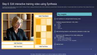 Synthesia AI Strategies To Create Personalized Videos Using AI Avatars AI CD V Professional Unique