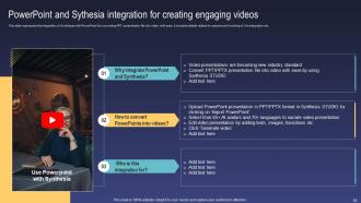 Synthesia AI Strategies To Create Personalized Videos Using AI Avatars AI CD V Professionally Content Ready