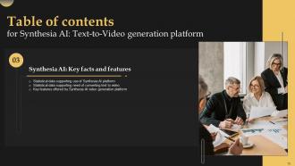 Synthesia AI Text To Video Generation Platform AI CD V Unique