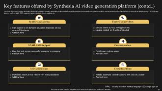 Synthesia AI Text To Video Generation Platform AI CD V Downloadable