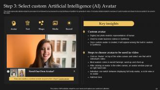 Synthesia AI Text To Video Generation Platform AI CD V Designed
