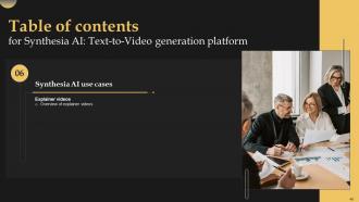 Synthesia AI Text To Video Generation Platform AI CD V Unique Template