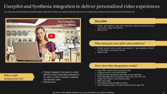 Synthesia AI Text To Video Generation Platform AI CD V Image Slides
