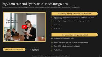 Synthesia AI Text To Video Generation Platform AI CD V Good Slides
