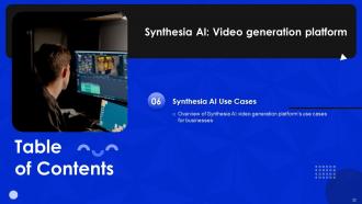 Synthesia AI Video Generation Platform Powerpoint Presentation Slides AI CD Template Engaging